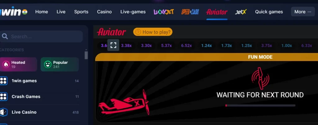 1win Aviator