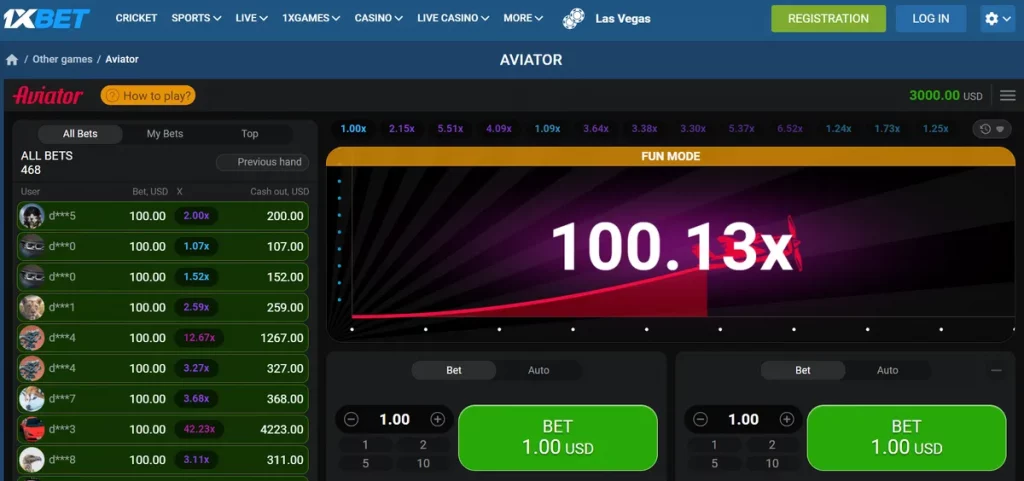 1xbet Aviator